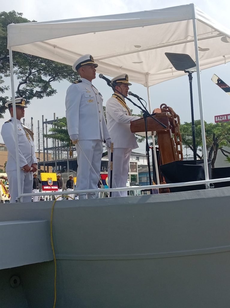 Comandante General de la Armada reafirma el compromiso institucional en el 85.º aniversario del Combate Naval de Jambelí