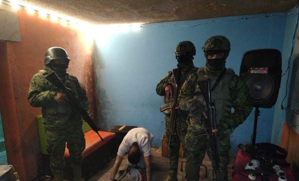 Operativo militar en Machachi