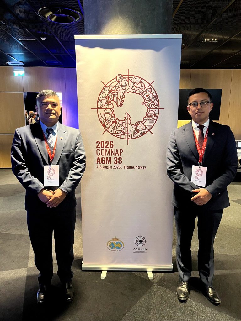 Inocar presenta los resultados del Programa Antártico Ecuatoriano en la Reunión Anual COMNAP 2026