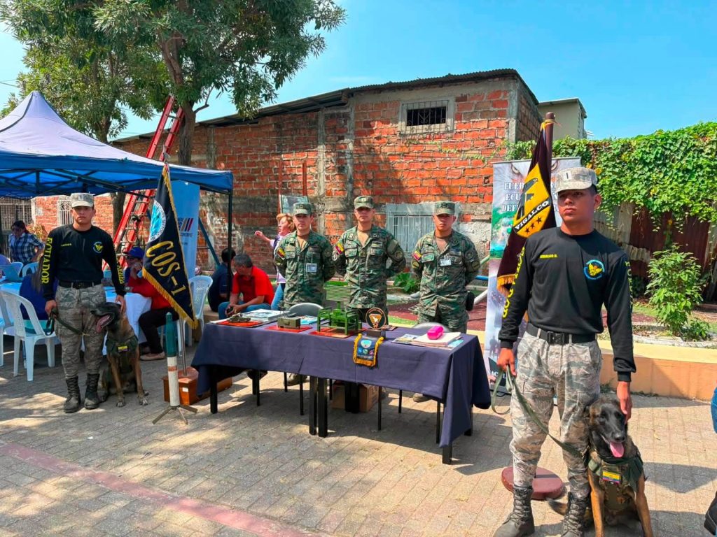 Fuerzas Armadas participaron en brigada social en Durán