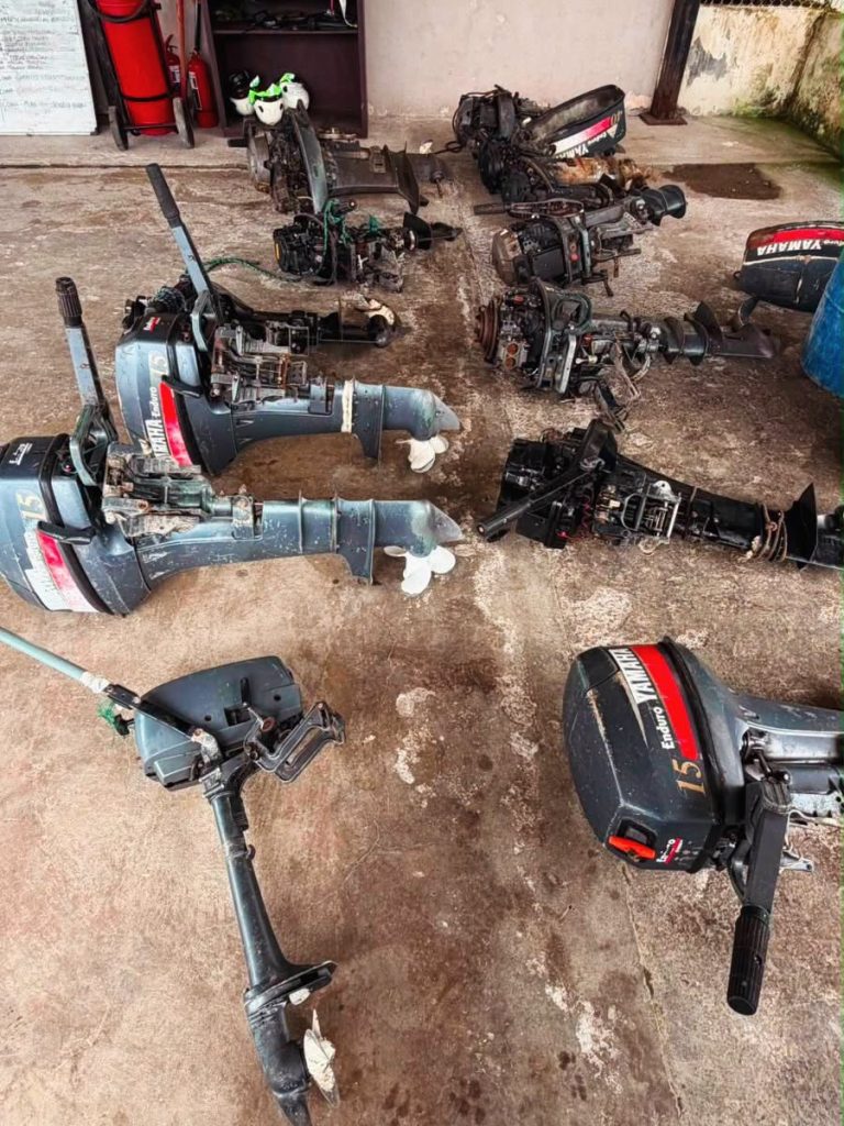 Desmantelan taller clandestino y decomisan 14 motores en San Lorenzo