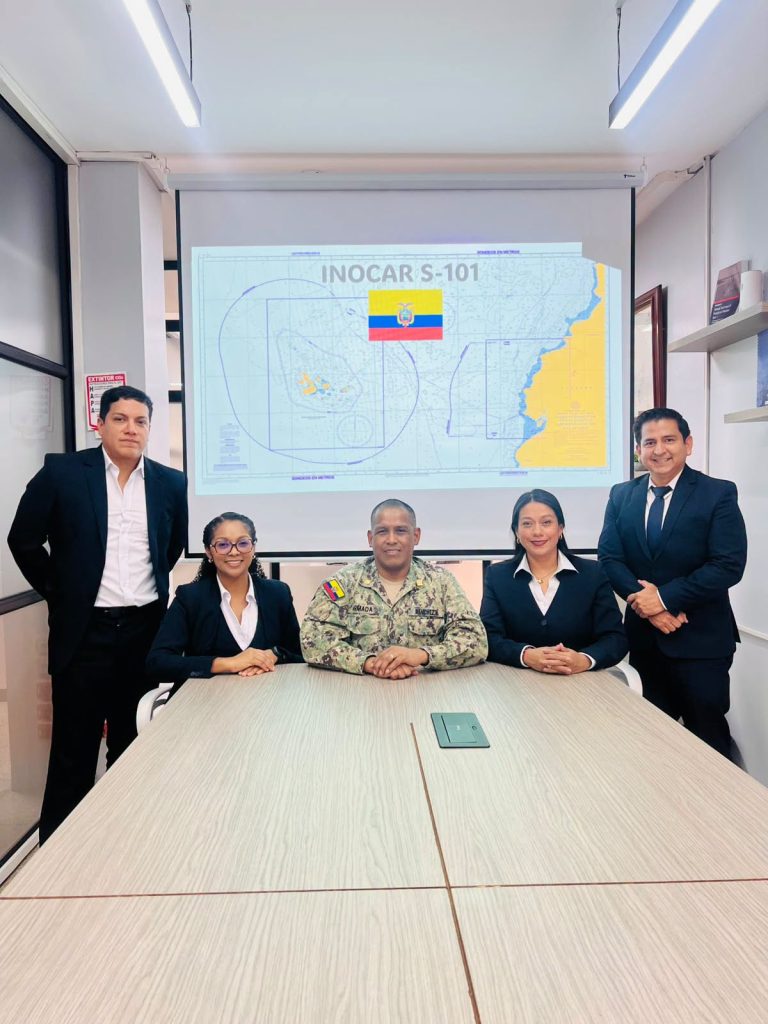 NOCAR marca un hito en la cartografía náutica ecuatoriana con la implementación del S-101