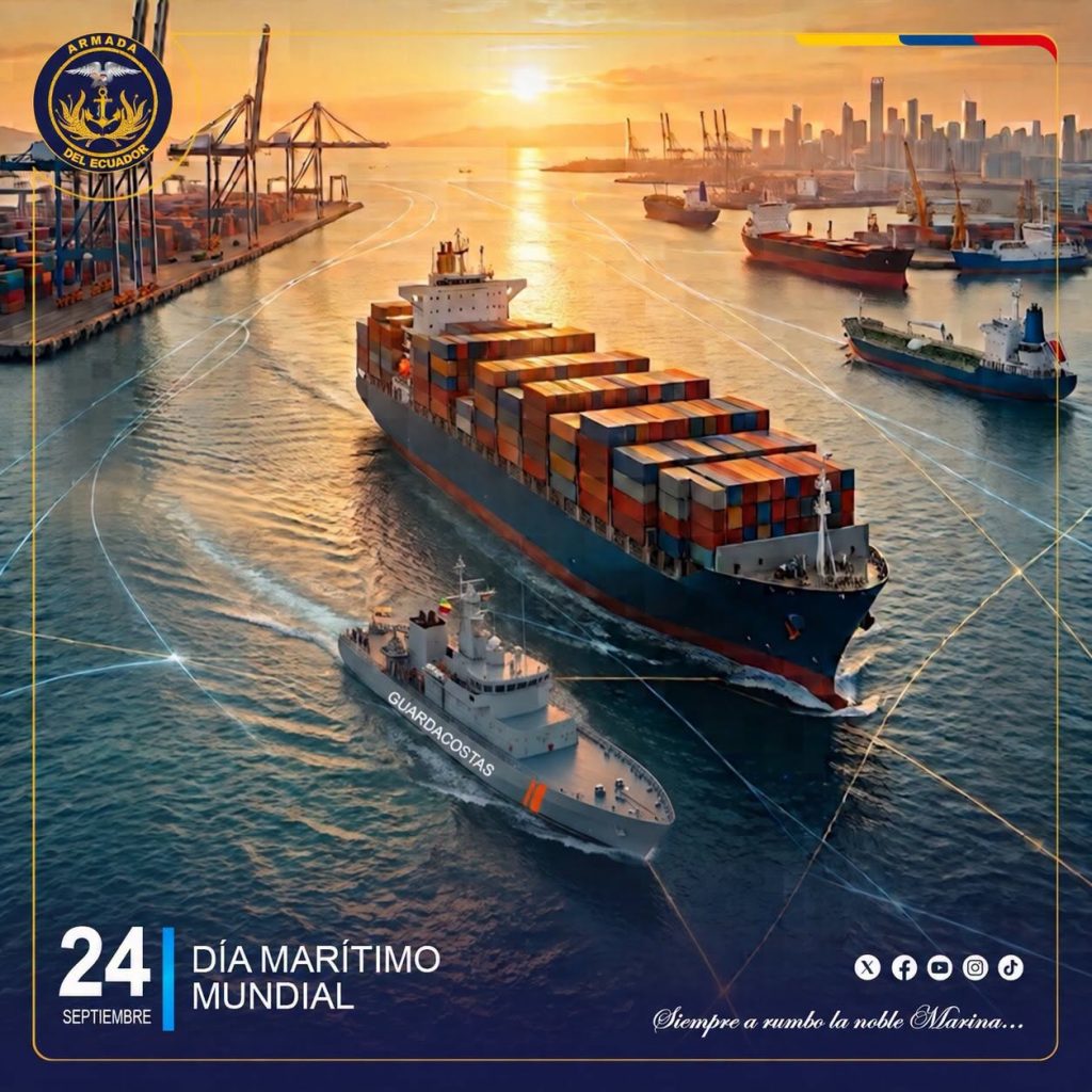 Armada del Ecuador conmemora el Día Marítimo Mundial