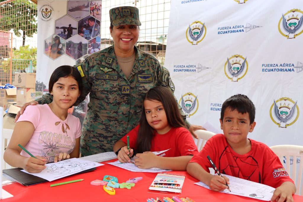 Niños de Durán expresan su visión de paz a través del arte