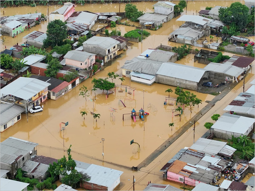 Desbordamiento del río Tenguel deja cientos de familias damnificadas