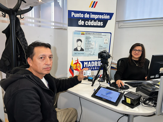 Más de 33 mil cédulas ecuatorianas emitidas en Nueva York y Madrid